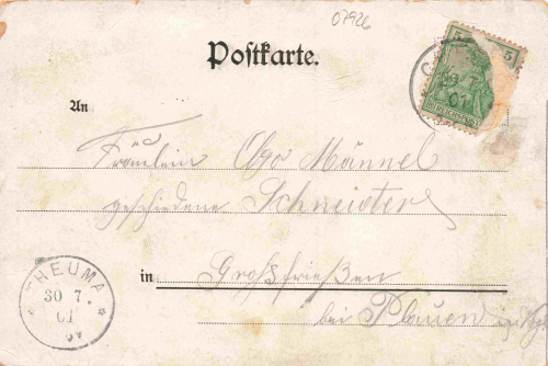 07926 Gefell Vogtland Litho o 1901