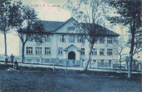 07926 Gefell Vogtland Schule * um 1910