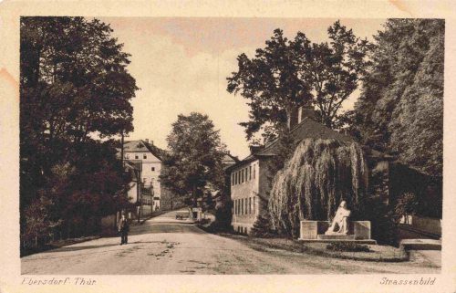 07929 Ebersdorf (Thuringia) – Street * around 1930