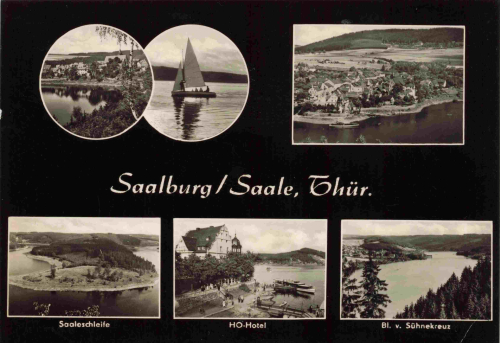 07920 Saalburg Thüringen Mehrbildkarte * 1966