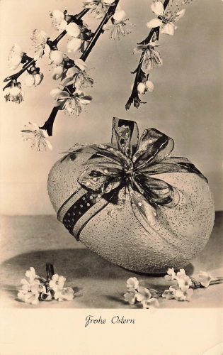 07937 Silberfeld über Zeulenroda Landpoststempel auf Osterkarte o 26.3.1964