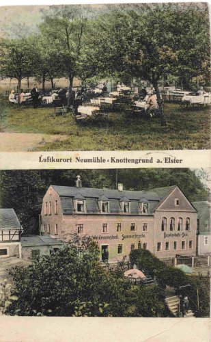 07973 Neumühle Elster Gasthof "Weidmannsheil" o 1930