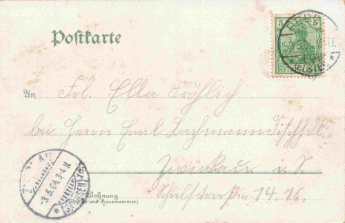 07980 Berga Elster Gruss aus ... Litho o 1904