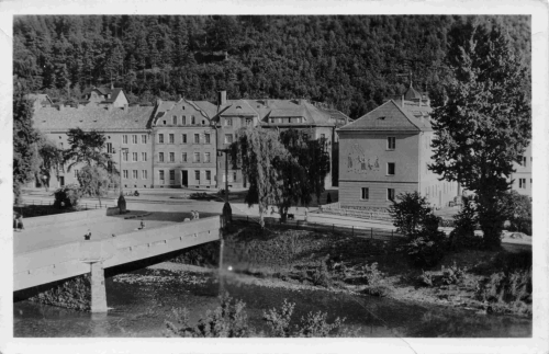 07985 Elsterberg Vogtland August Bebel Brücke und karl Liebknecht strasse o 1961
