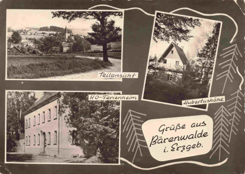 08147 Bärenwalde Erzgebirge Mehrbildkarte o 1964
