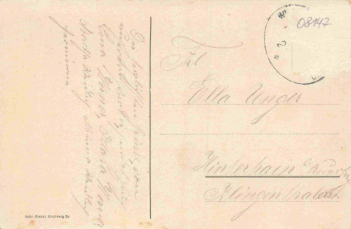 08147 Bärenwalde Erzgebirge Gasthof "Goldenes Lamm" o um 1910