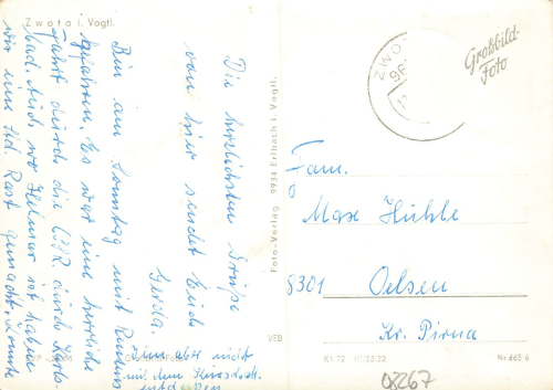 08267 Zwota gebraucht um 1972