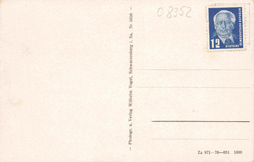 08352 Raschau Erzgebirge Totalansicht * 1951