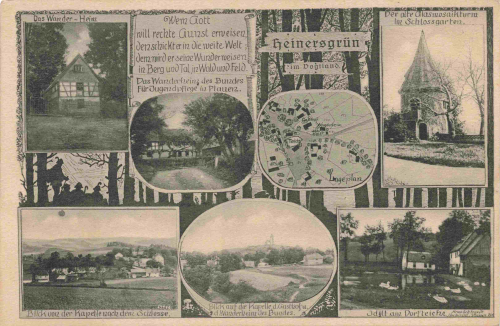 08538 Heinersgrün Vogtland Mehrbildkarte * um 1930
