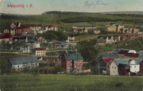 08538 Weischlitz Vogtland o um 1922