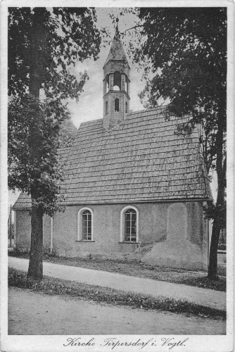 08606 Tirpersdorf Vogtland Kirche * um 1940