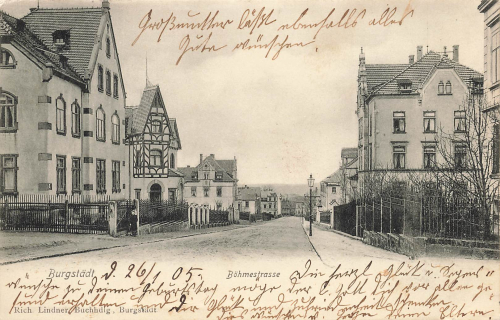 09217 Burgstädt, Böhmestraße, o 23.1.1905