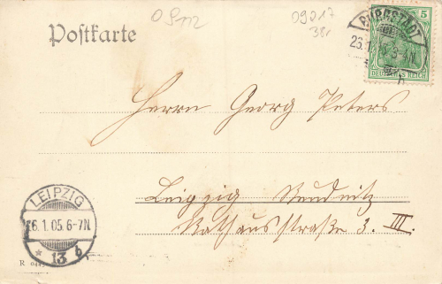 09217 Burgstaedt Boehmestrasse  o 1905