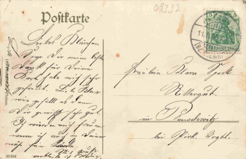 09337 Meinsdorf Callenberg Tannenmühle Litho o 1906