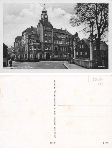 09380 Thalheim Rathaus *ca. 1940