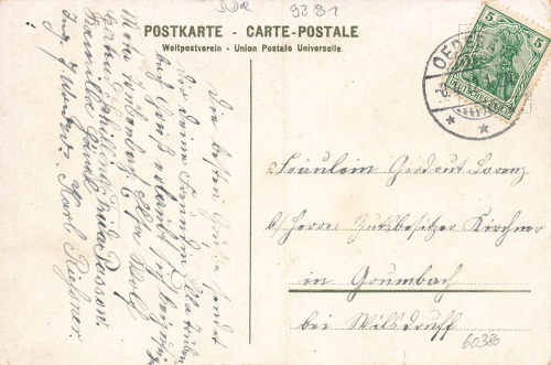 09569 Kirchbach bei Oederan Litho o 8.4.1912