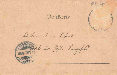 09575 Kleinhartmannsdorf Hähners Restaurant Kirche und Schule o 1908