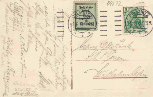 09577 Braunsdorf im Zschopautal Hotel Flechsig o 1913