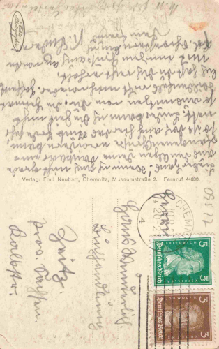 09577 Lichtenwalde Schloss 1927