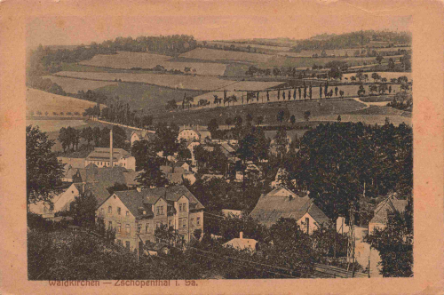 09579 Waldkirchen Erzgebirge Zschopauthal o 1921