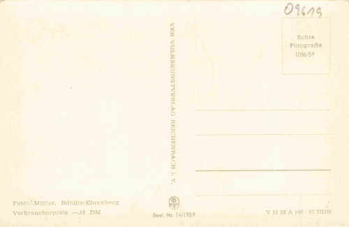 09619 Mulda Sachsen Mehrbildkarte * 1957