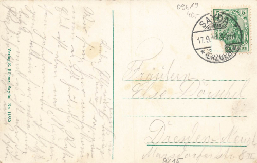 09619 Sayda Erzgebirge o 1911