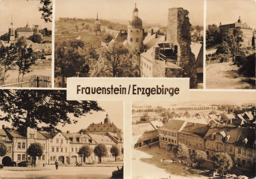 09623 Frauenstein Erzgebirge Mehrbildkarte