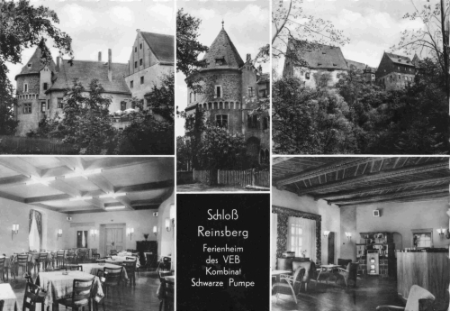 09629 Reinsberg SchlossFerienheim VEB Schwarze Pumpe o 1969