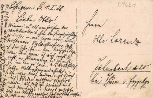 09661 Böhrigen Striegistal Sachsen gebraucht 1926