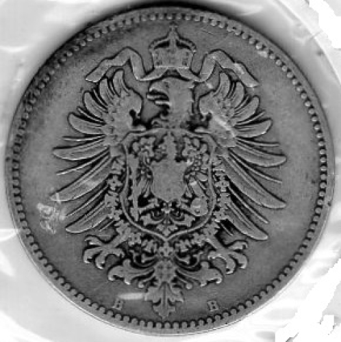 1 Mark 1873 B Silbermünze Kaiserreich