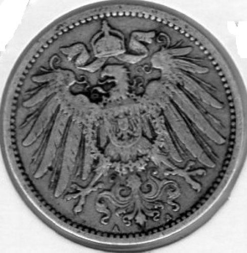 1 Mark 1898 A German Empire Silver Coin