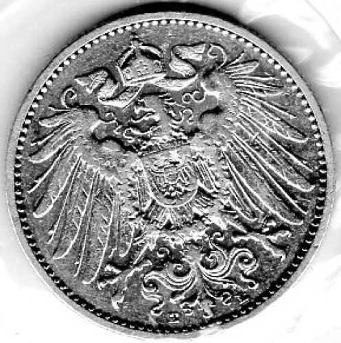 1 Mark 1902 E Deutsches Kaiserreich Silbermünze