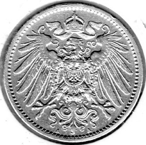 1 Mark 1903 D German Empire Silver Coin