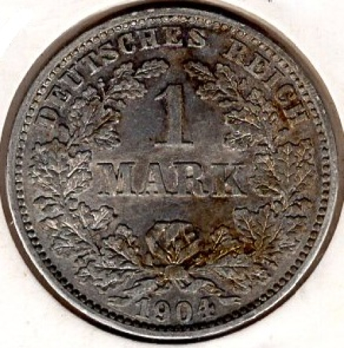 1 Mark 1903 D German Empire Silver Coin