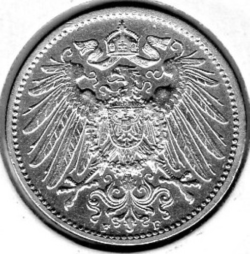 1 Mark 1903 D German Empire Silver Coin