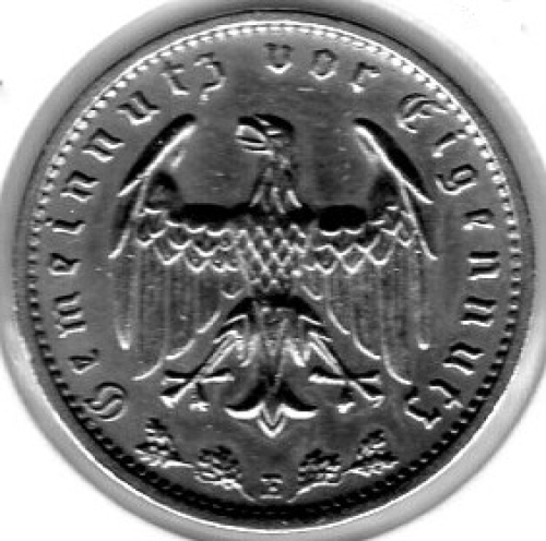 1 Reichsmark 1936 E Drittes Reich