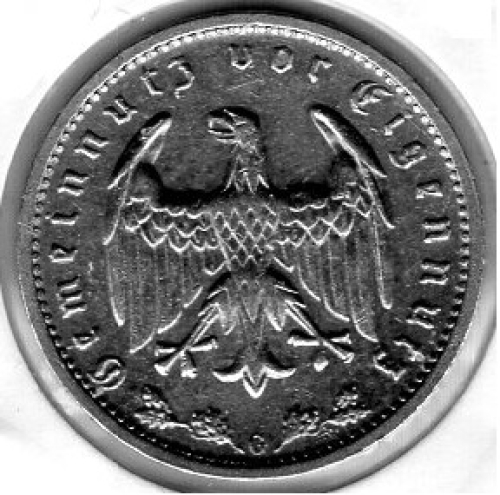 1 Reichsmark 1936 G Drittes Reich