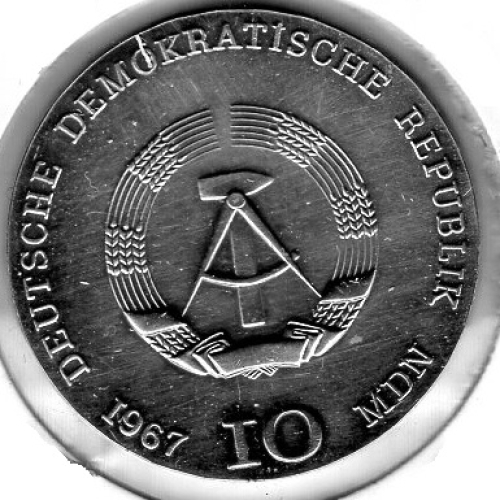 10 Mark GDR 1967 Kaethe Kollwitz