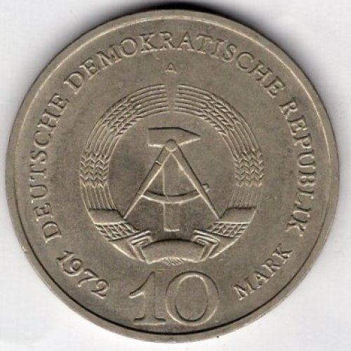 10 Mark GDR 1972 Buchenwald Memorial
