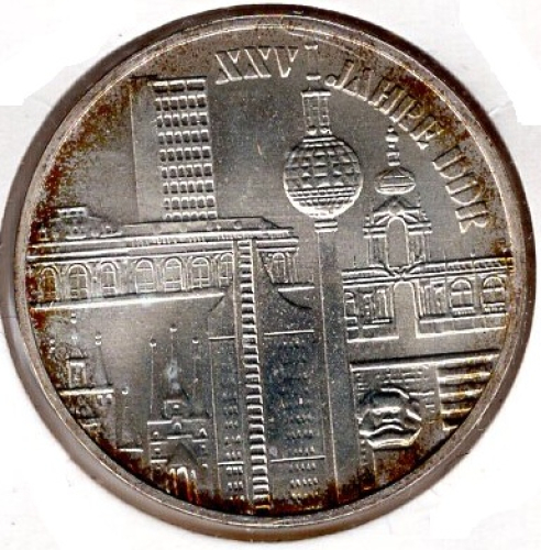 10 Mark GDR 1974 25 Years of the GDR