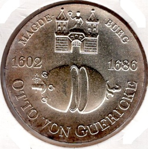 10 Mark GDR 1977 Otto von Guericke