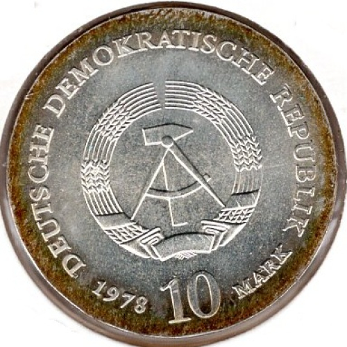 10 Mark DDR 1978 Justus von Liebig