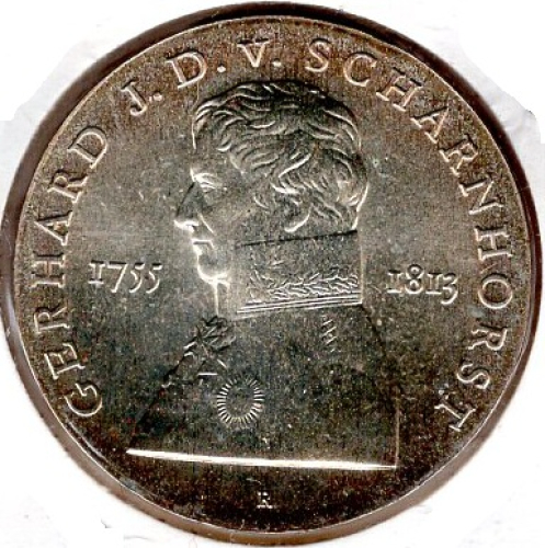 10 Mark GDR 1980 Gerhard von Scharnhorst