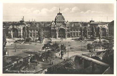 Nuremberg main station * around 1940