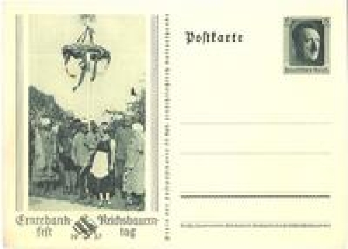 Reichsbauerntag Thanksgiving 1937 postal stationery, * approx. 1937