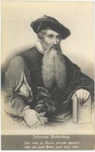Johannes Guttenberg, * ca. 1910