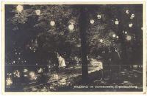 75323 Bad Wildbad, Enzbeleuchtung, o 17.6.1932