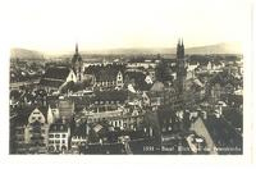 Basel von der Peterskirche, * ca. 1930