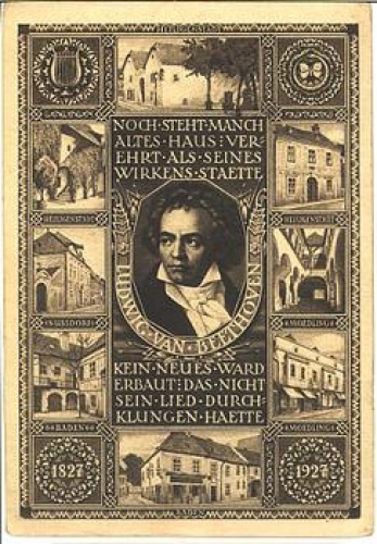 Beethoven celebration Austria, postal stationery * 1927
