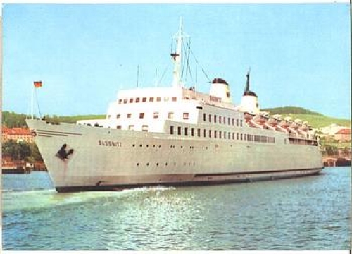 Baltic ferry Sassnitz gebr. circa 1970